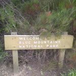 Welcome to Blue Mountains NP sign