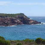 Rock formation north of Bittangabee Bay