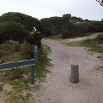 Track to Green Cape Lighthouse from car park