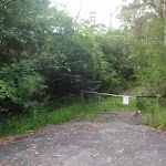 Start of the Gordon Creek service trail