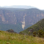Landslide across the valley