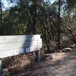 Gordon Creek service trail and track crossing