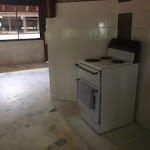 Oven and stove in kitchen