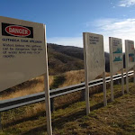 Information signs near Dam wall