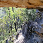 Small cave between Pisgah Rock and Erskine Creek