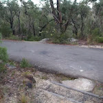 Track to Jellybean Pools crossing road