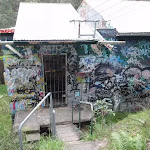 Graffiti on old hall