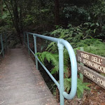 Bridge and sign to Picnic Point