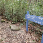 Magdala Gully Track sign