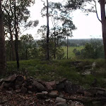 Rock cairns behind Lapstone lookout