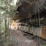 Magdala Track under cliffs