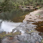 Water running over rocks, Sassafras Creek