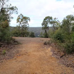 Near the end of Nepean Lookout management trail