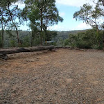 Large clearing at the end of the Nepean Lookout management trail