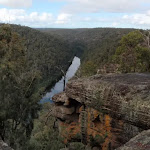 View up the Nepean River from lookout