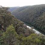 View down the Nepean River from lookout
