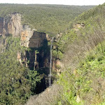 Bridal Veil Falls from Govetts Leap Lookout