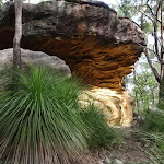 A big overhang at Callicoma Caves