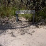 Sign to Pulpit Rock car park
