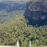 Track down to Lower Pulpit Rock Lookout