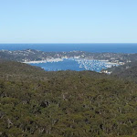 Views of Pittwater from the end of the Willunga track