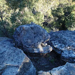 Rock stack at the end of Willunga track