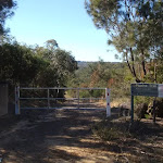 Gate at the Popran Pipeline Track