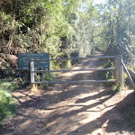 Gate at the bottom of Western Commission Track
