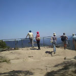 People enjoy the view at Lady Darley Lookout