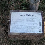 Information Sign at Clare's Bridge