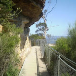 Under a small overhang Near Katoomba Falls Park