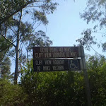 Signpost along the Prince Henry Cliff walk