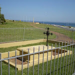 Tombstone near Bare Island of Pere Receveur