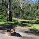 Fire place and toilet at Darug campsite