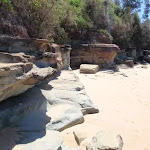 Nice rock edge along the beach