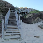 Steps at Norah Head