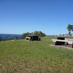 Picnic tables at Crackneck lookout