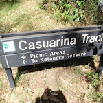 Signpost on the Casuarina track