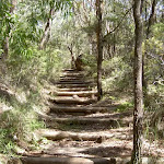 Stairs up to Maitland Bay Information Centre