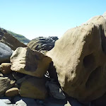 Jumbled boulders