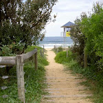 Putty Beach access from carpark