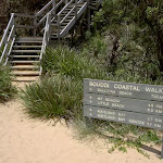 Staircase off eastern side of Putty Beach