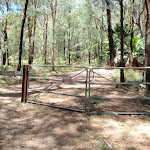Gate at the bottom of Pearl Beach / Patonga fire trail