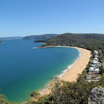 Looking over Pearl Beach