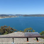 Looking up the Brisbane water from Mt Ettalong