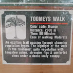 Sign about Toomeys walk