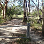 Gate on Sid Pulsford Walking trail near Honeman's Rock
