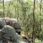 Boulders near valley view on Glasson's Trail