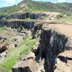 Cliffs on south side of Wybung Head