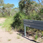 Coast track sign near Int of Geebung Track and Campbell Dr